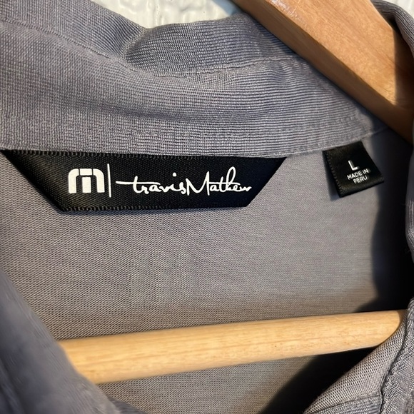 Travis Mathew Men’s Pima Cotton River Rafter Striped Polo - Large - Picture 4 of 9